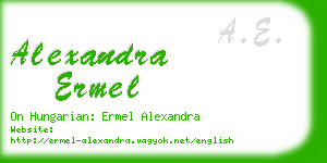 alexandra ermel business card